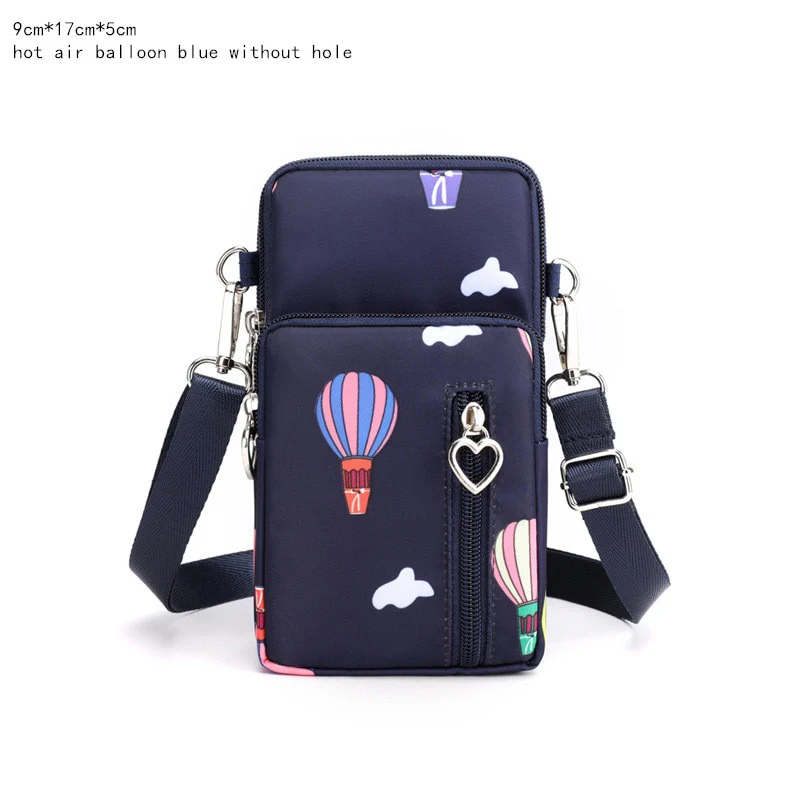 Women's Mini Shoulder Bag Oxford Waterproof Handbag Wrist Pouch Wallet Sports Cell Mobile Phone Bag Crossbody Bags for Girls - Image 3