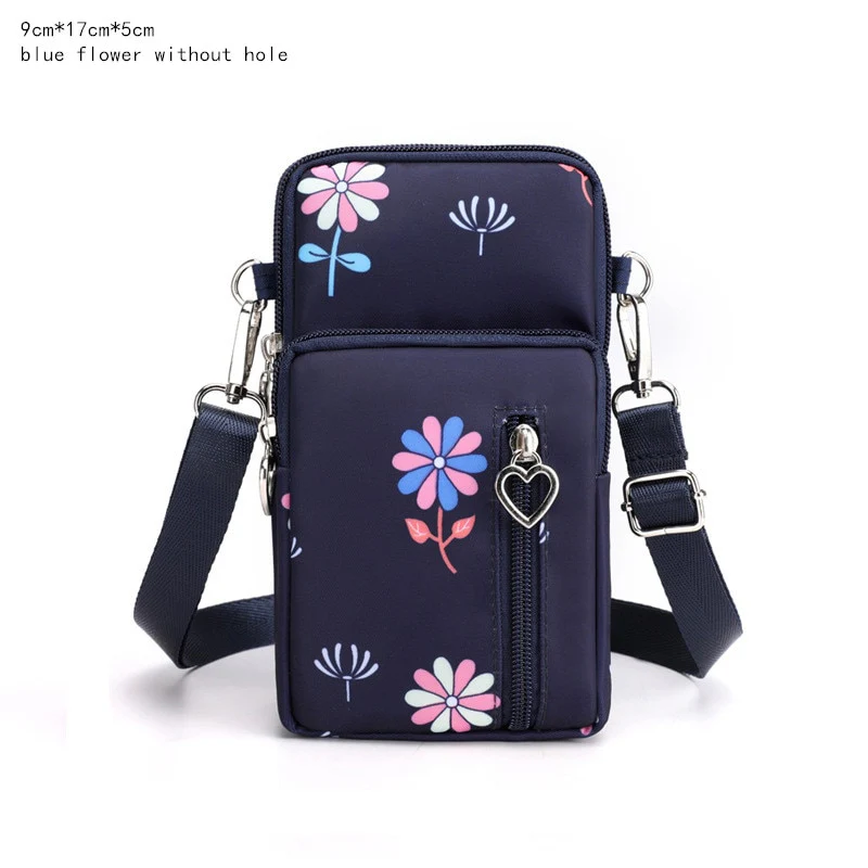 Women's Mini Shoulder Bag Oxford Waterproof Handbag Wrist Pouch Wallet Sports Cell Mobile Phone Bag Crossbody Bags for Girls - Image 30