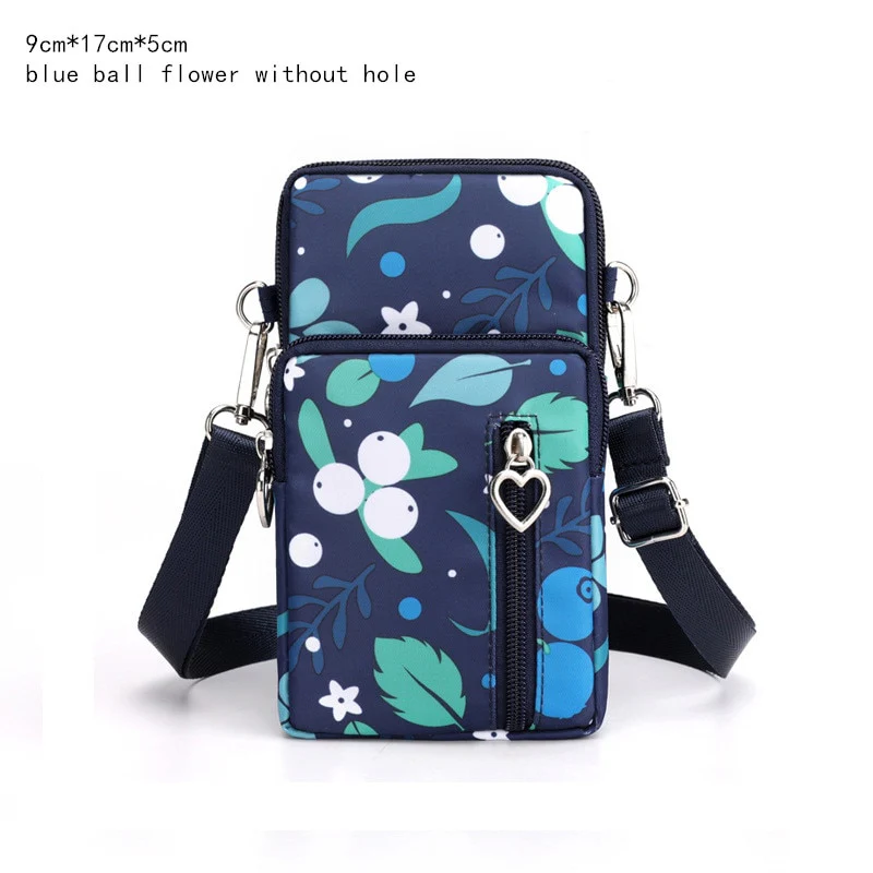 Women's Mini Shoulder Bag Oxford Waterproof Handbag Wrist Pouch Wallet Sports Cell Mobile Phone Bag Crossbody Bags for Girls - Image 5