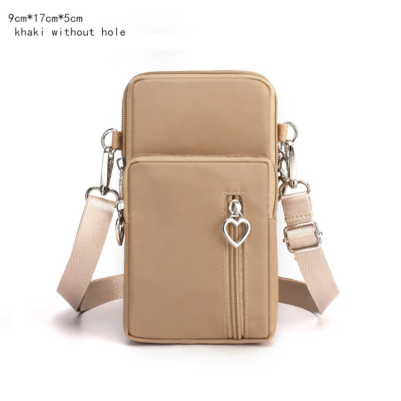 Women's Mini Shoulder Bag Oxford Waterproof Handbag Wrist Pouch Wallet Sports Cell Mobile Phone Bag Crossbody Bags for Girls - Image 8