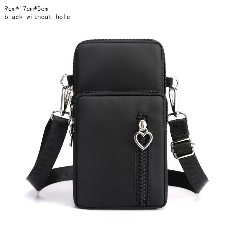 Women's Mini Shoulder Bag Oxford Waterproof Handbag Wrist Pouch Wallet Sports Cell Mobile Phone Bag Crossbody Bags for Girls - Image 9