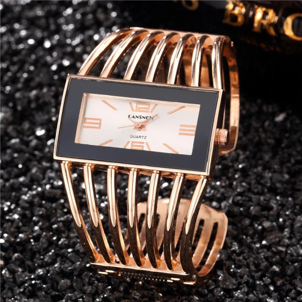 Women'S Watches New Luxury Bangle Steel Bracelet Fashion Rectangle Small Dial Ladies Quartz Wristwatches Clock Hot Montre Femmes - Image 2