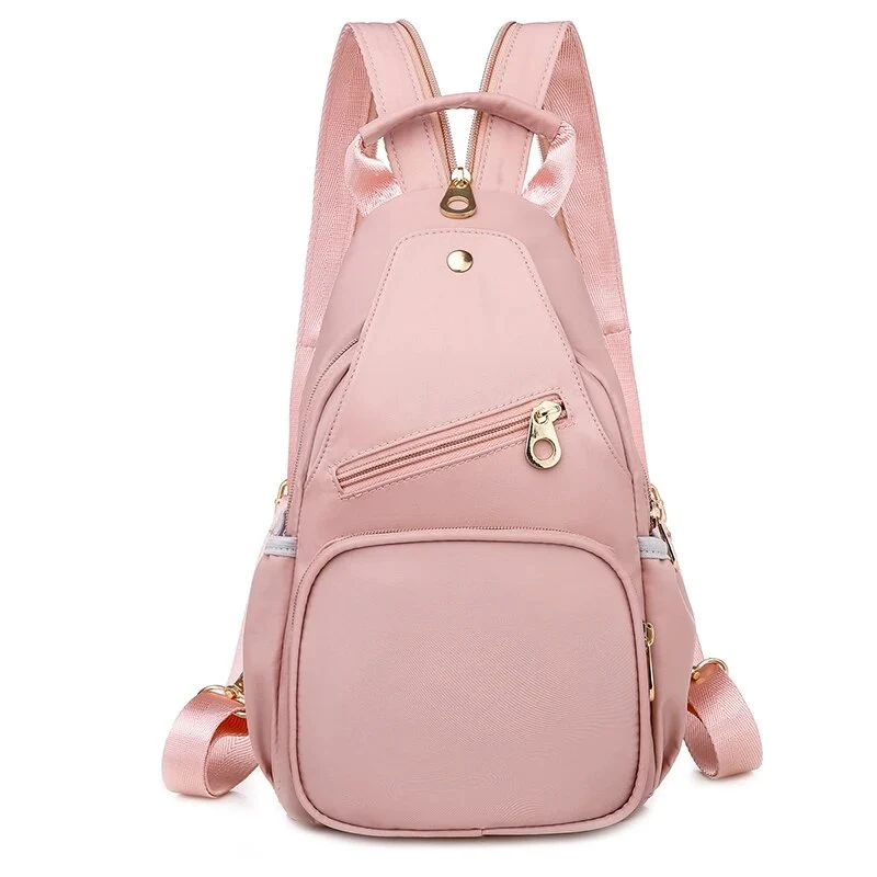 Women Bag New 2022 Chest Bag Female Oxford Bag Wild Messenger Bag Fashion One Shoulder Chest Bag Casual Crossbody Pack for Women - Image 3