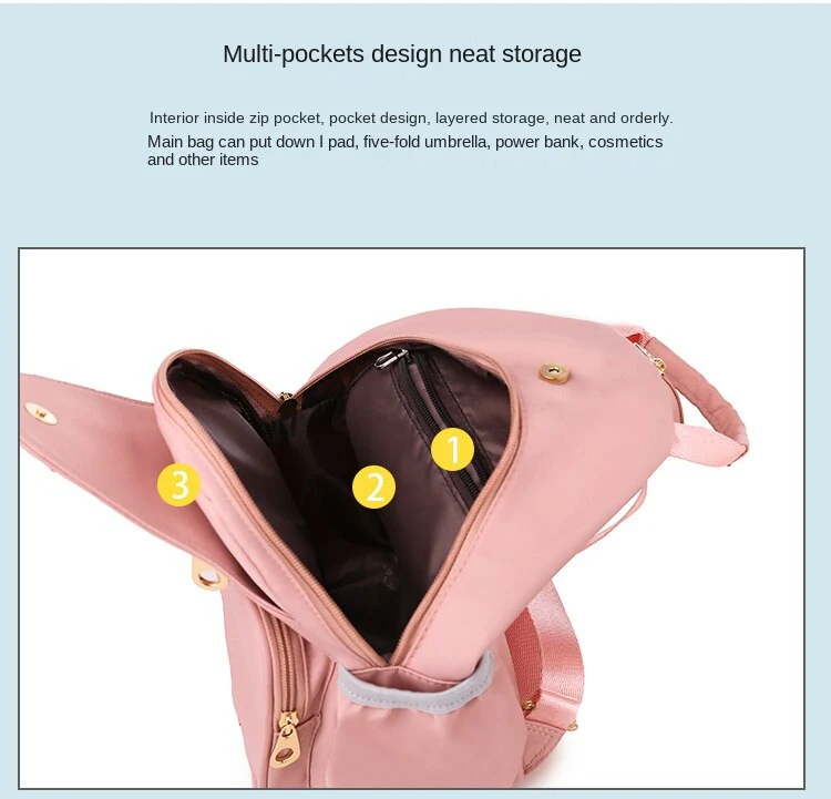 Women Bag New 2022 Chest Bag Female Oxford Bag Wild Messenger Bag Fashion One Shoulder Chest Bag Casual Crossbody Pack for Women - Image 7