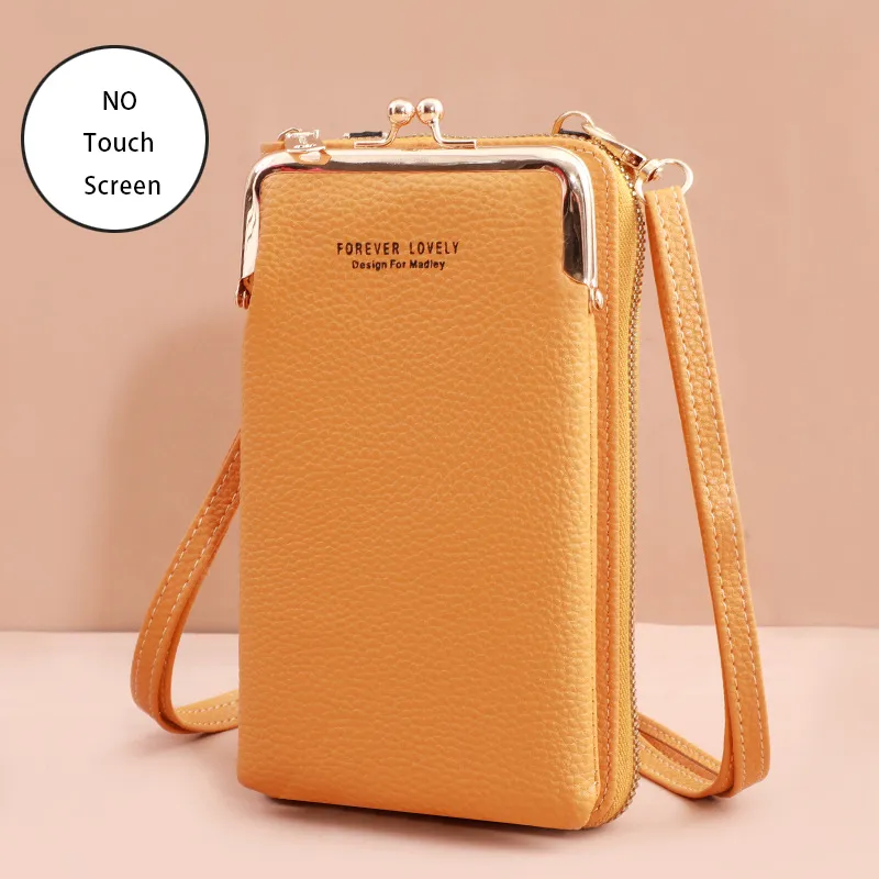 Women Bags Soft Leather Wallets Touch Screen Cell Phone Purse Crossbody Shoulder Strap Handbag for Female Cheap Women's Bags - Image 21