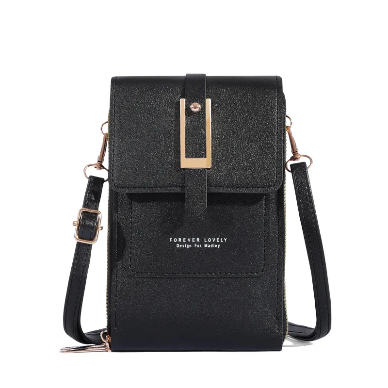 Women Bags Soft Leather Wallets Touch Screen Cell Phone Purse Crossbody Shoulder Strap Handbag for Female Cheap Women's Bags - Image 31