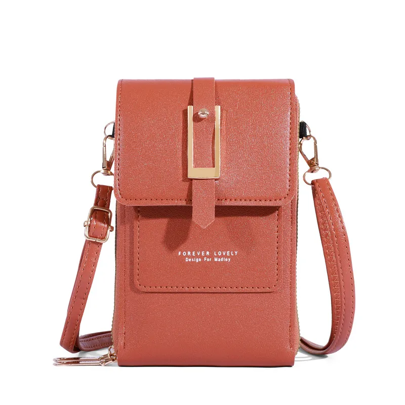 Women Bags Soft Leather Wallets Touch Screen Cell Phone Purse Crossbody Shoulder Strap Handbag for Female Cheap Women's Bags - Image 35