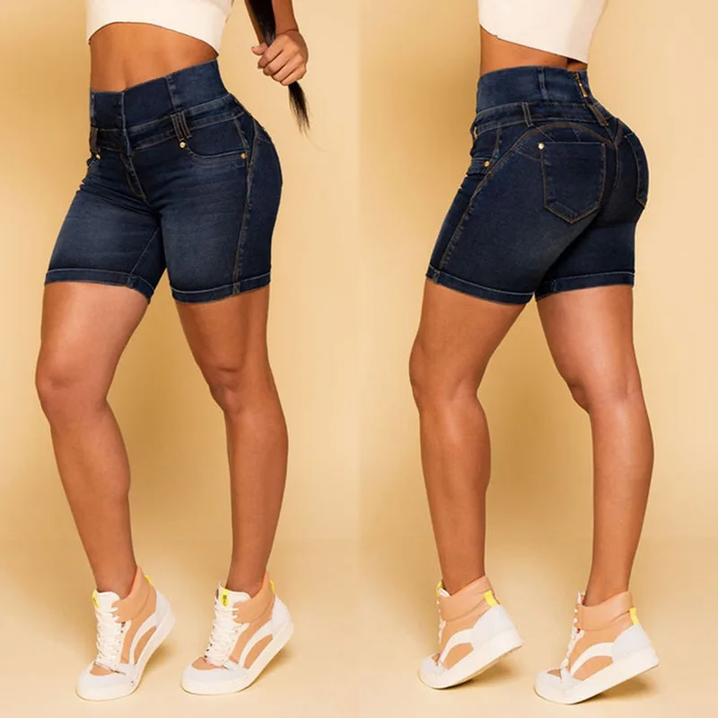 Women Bodycon Denim Shorts Ladies carry buttock Shorts Three Minutes of Pants Jeans Skinny Y2K Short Pants Feminina - Image 2