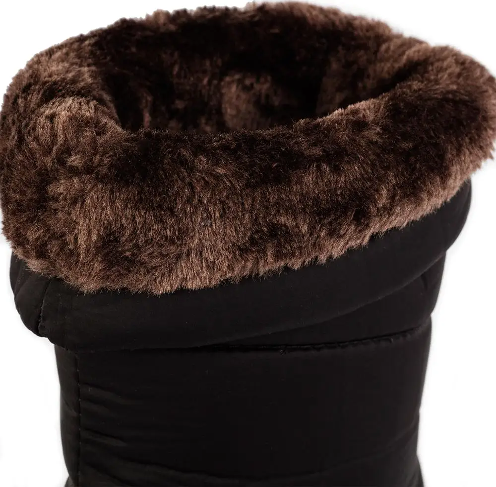 Women Boots Waterproof Winter Snow Ankle  Boots Fur Plush Down Warm Shoes Tassel Black Women Booties Fashion Botas Mujer Inviern - Image 9