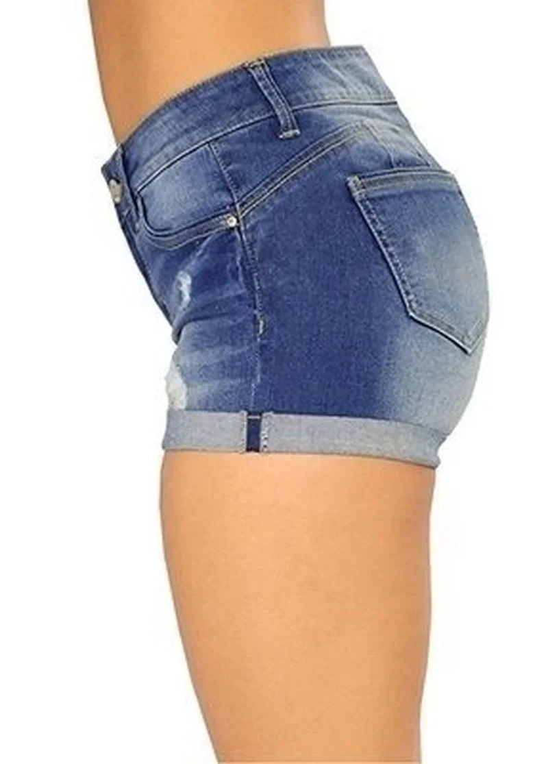 Women Denim Micro Shorts Ladies Sexy Super Short Sexy Mini Shorts Night Club Woman Micro Denim Shorts - Image 2