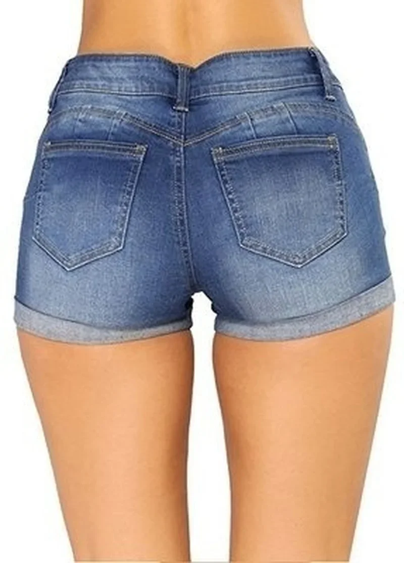 Women Denim Micro Shorts Ladies Sexy Super Short Sexy Mini Shorts Night Club Woman Micro Denim Shorts - Image 3