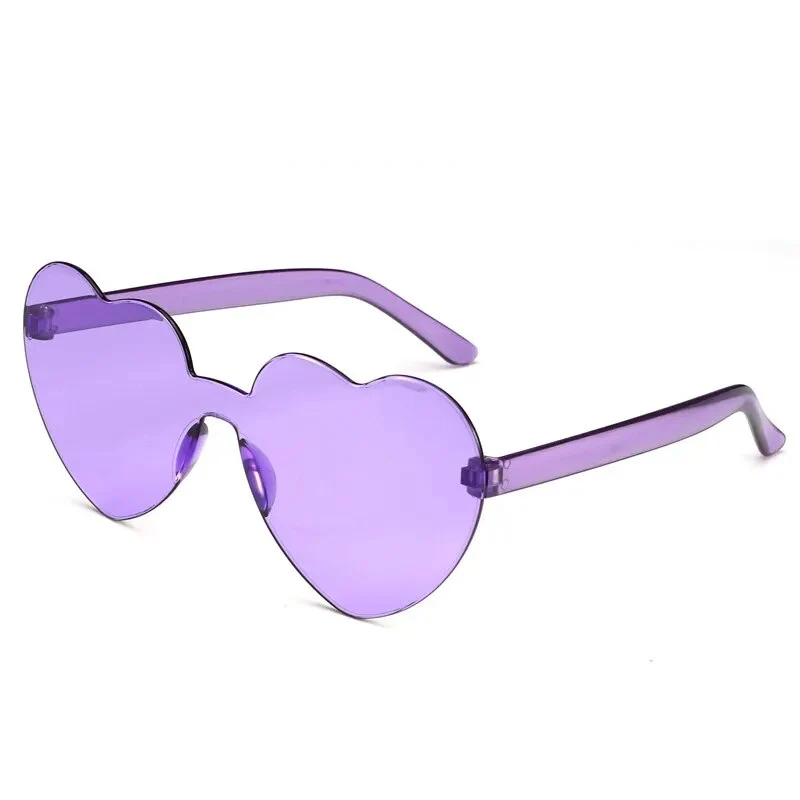 Women Fashion Heart Shaped Effects Glasses Watch The Lights Change To Heart Shape At Night Diffraction Glasses Female Sunglasses - Image 31