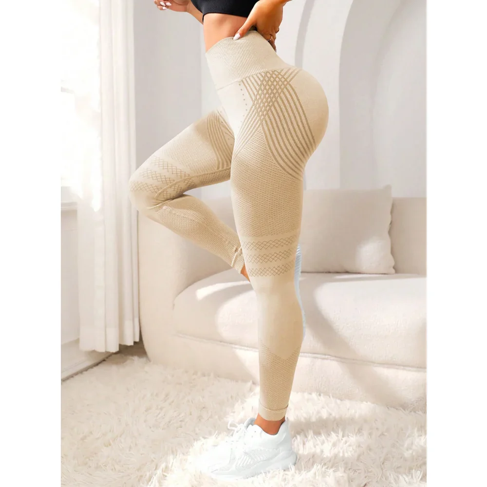 Women Gym Seamless Leggings Yoga Sports Pant Stretchy High Waist Leggings Fitness Leggings Sports Activewear Leegings - Image 2