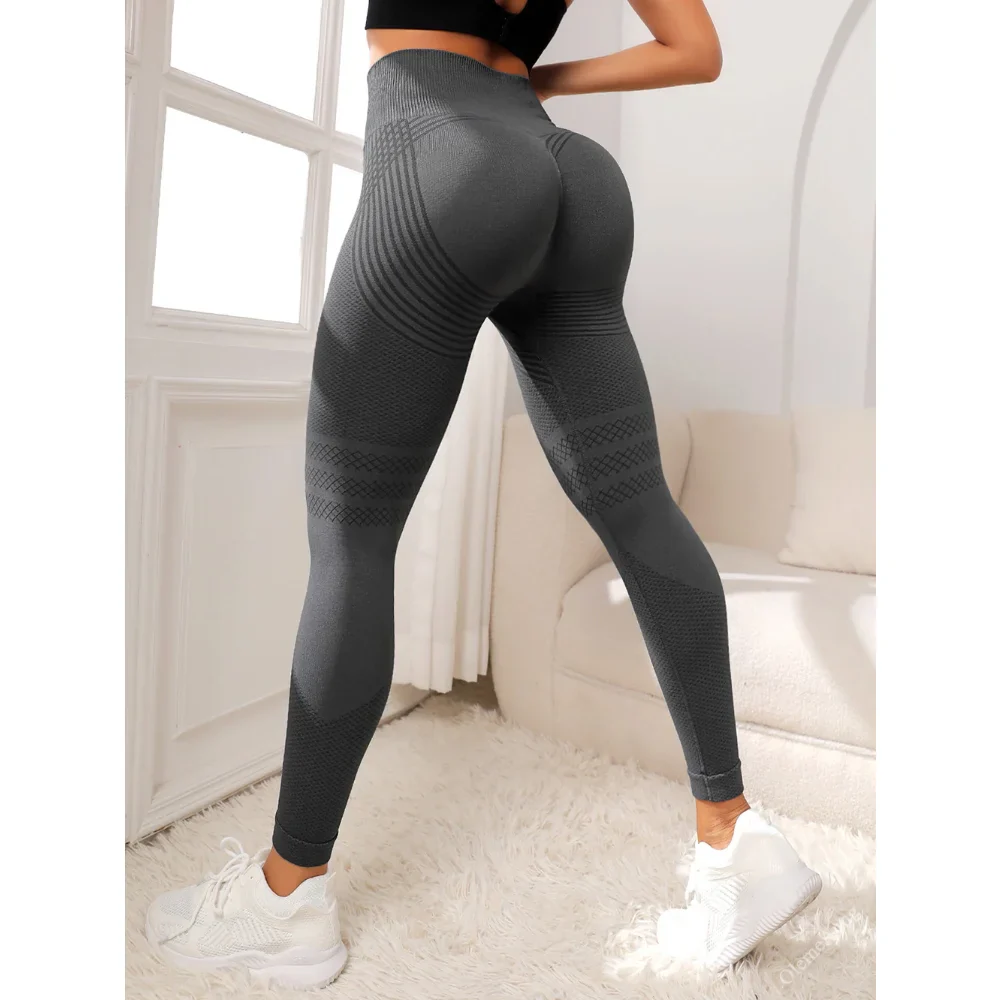 Women Gym Seamless Leggings Yoga Sports Pant Stretchy High Waist Leggings Fitness Leggings Sports Activewear Leegings - Image 4