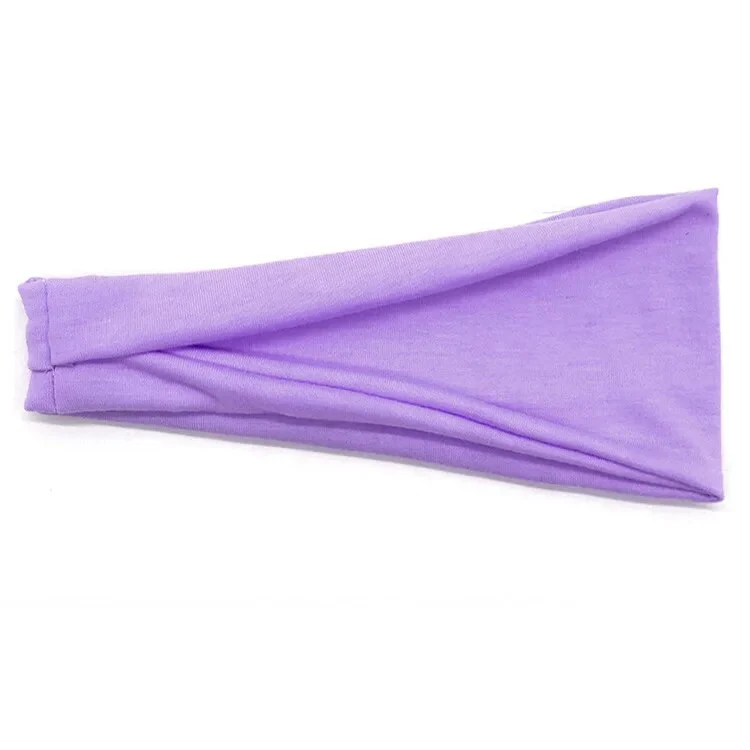 Women Headband Solid Color Wide Turban Twist Knitted Cotton Sport Yoga Hairband Twisted Knotted Headwrap Winter Hair Accessories - Image 14