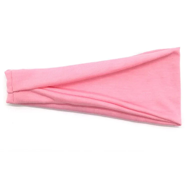 Women Headband Solid Color Wide Turban Twist Knitted Cotton Sport Yoga Hairband Twisted Knotted Headwrap Winter Hair Accessories - Image 9