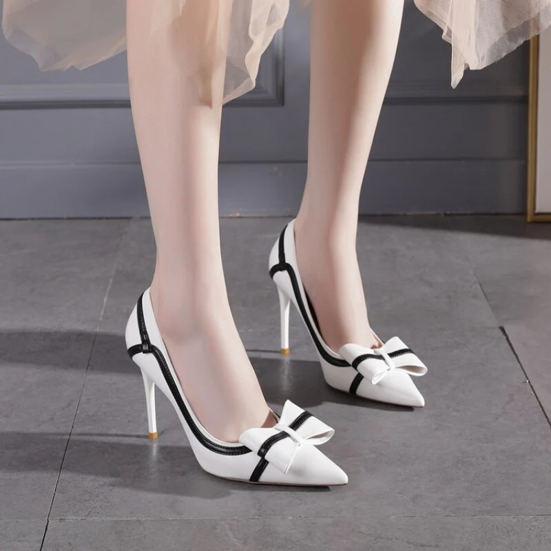 Women Sexy Heels Pumps Shoes Elegant Woman 39 Heeled Loafers Luxury Brand Shoe - Image 7
