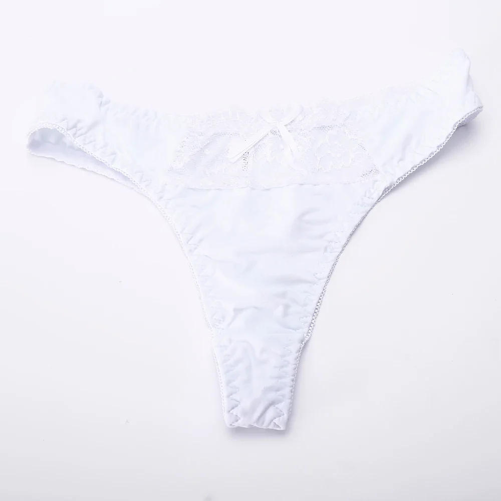 Women Ice-silk Seamless Panties One-piece Solid Colour Thong Sexy Panties For Women G String Underwear Lingerie Plus Size XL New - Image 3