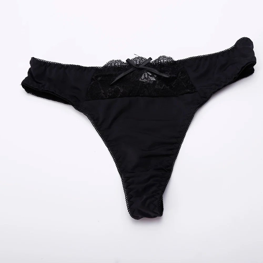 Women Ice-silk Seamless Panties One-piece Solid Colour Thong Sexy Panties For Women G String Underwear Lingerie Plus Size XL New - Image 8