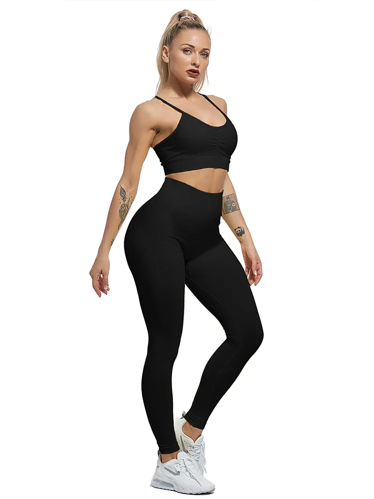 Women Leggings Bubble Butt Fitness Legging Slim High Waist Leggins Mujer Seamless Fitness Legging - Image 2