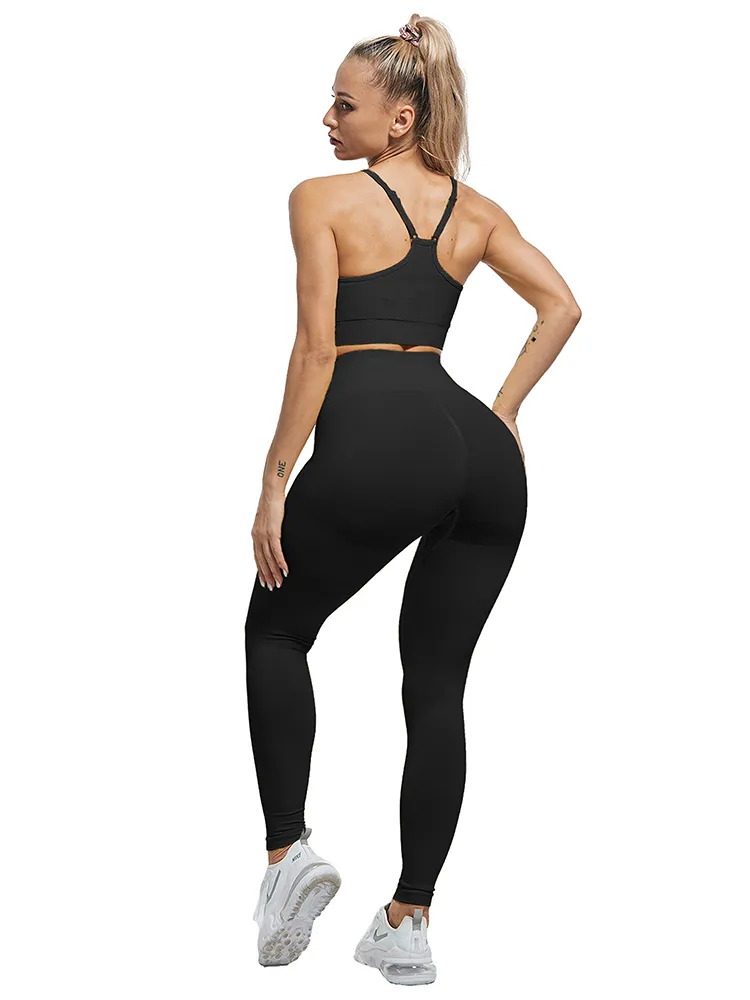 Women Leggings Bubble Butt Fitness Legging Slim High Waist Leggins Mujer Seamless Fitness Legging - Image 3