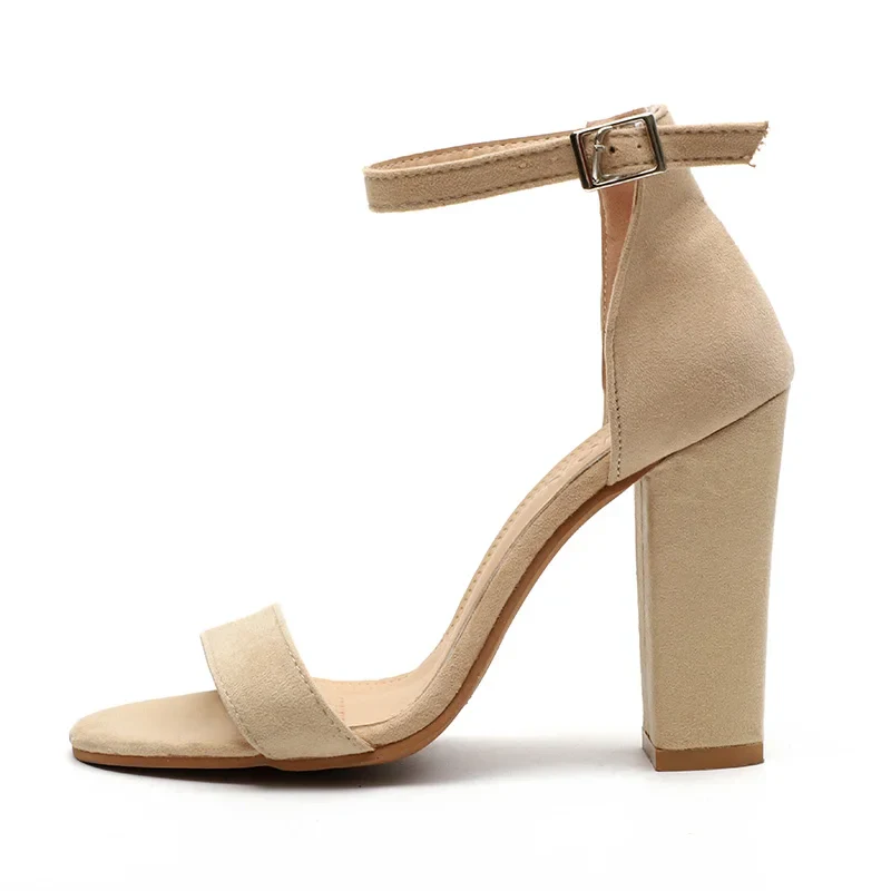 Women Sandals Ankle Strap Summer Shoes Woman High Heels Sandals Plus Size 43 Chaussures Femme Open Toe Women Summer Sandals - Image 2