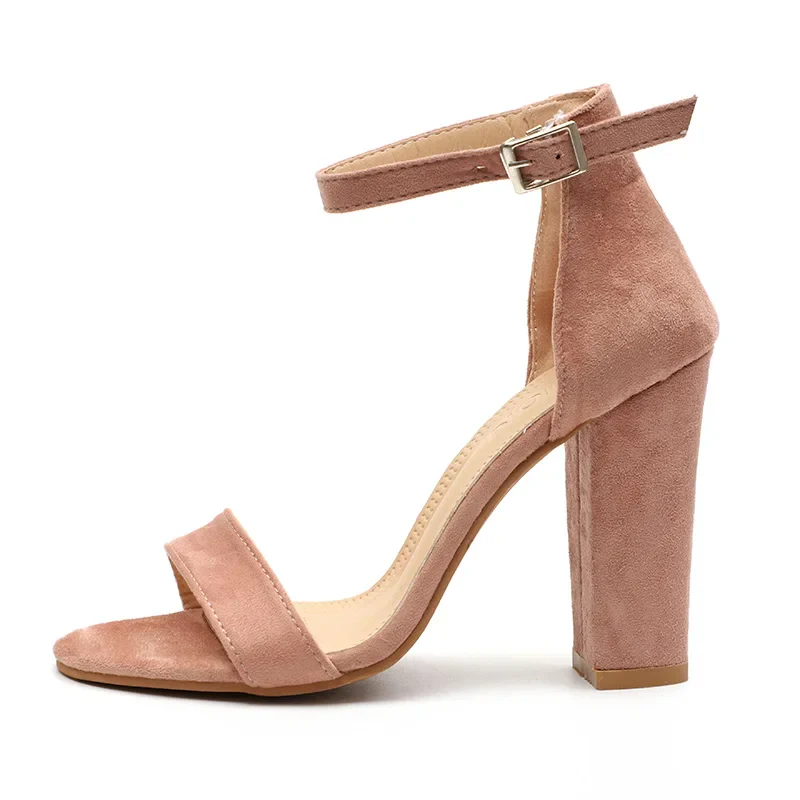 Women Sandals Ankle Strap Summer Shoes Woman High Heels Sandals Plus Size 43 Chaussures Femme Open Toe Women Summer Sandals - Image 3
