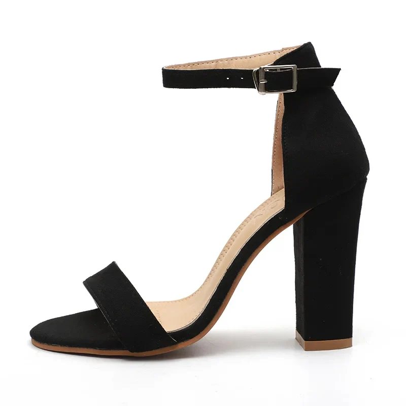 Women Sandals Ankle Strap Summer Shoes Woman High Heels Sandals Plus Size 43 Chaussures Femme Open Toe Women Summer Sandals - Image 5