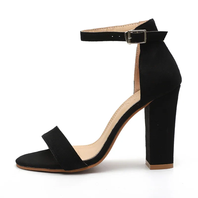 Women Sandals Ankle Strap Summer Shoes Woman High Heels Sandals Plus Size 43 Chaussures Femme Open Toe Women Summer Sandals - Image 6