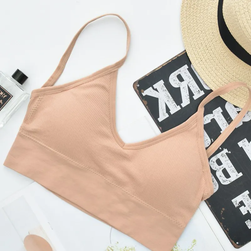 Women Sexy Crop Tops Tube Top Bra Female Streetwear Sleeveless Camis Seamless Sport Lingerie Tee Crop Top Bandeau Top Tanks - Image 12