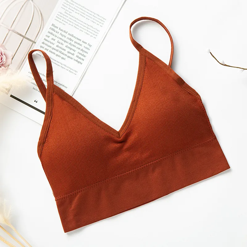 Women Sexy Crop Tops Tube Top Bra Female Streetwear Sleeveless Camis Seamless Sport Lingerie Tee Crop Top Bandeau Top Tanks - Image 13