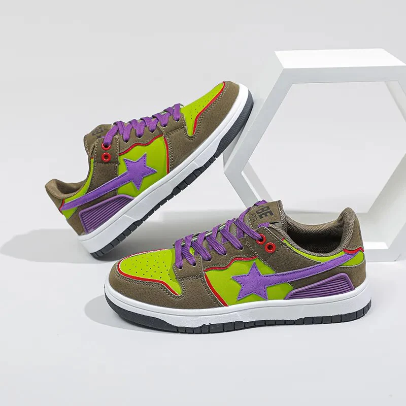 Women Shoes Men Fashion Classic Sneakers Multicolor Retro Star Y2K Skateboard Shoes Couple Students Outdoor Casual Sports Shoes - Image 15