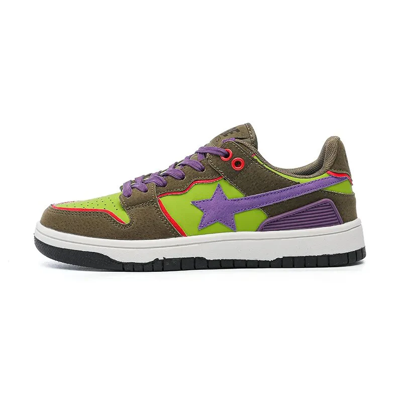 Women Shoes Men Fashion Classic Sneakers Multicolor Retro Star Y2K Skateboard Shoes Couple Students Outdoor Casual Sports Shoes - Image 9
