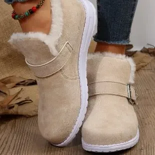 Women Snow Boots Winter 2022 Fashion Casual Warm Shoes for Women Slip On Lady Comfort Female Ankle Boot Footwear Botas De Mujer - Image 8