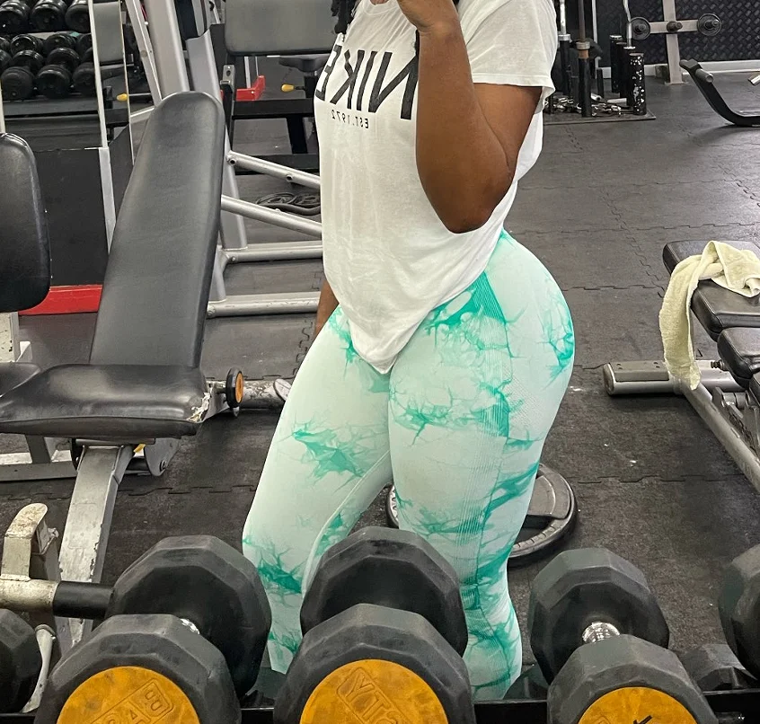 Women Tiedye Gym Leggings Seamless Yoga Pants Scrunch Sports Fitness Tights High Waist Workout Training Leggins Drop Shipping - Image 3