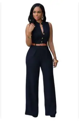 Women v-neck wide leg pants rompers women jumpsuit sexy jumpsuits for women women's jumpsuits female clothes - Image 10