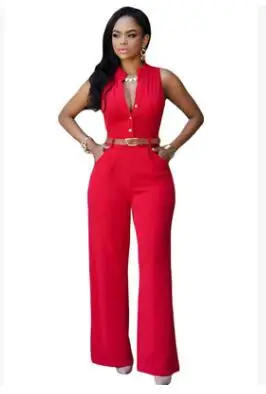 Women v-neck wide leg pants rompers women jumpsuit sexy jumpsuits for women women's jumpsuits female clothes - Image 8