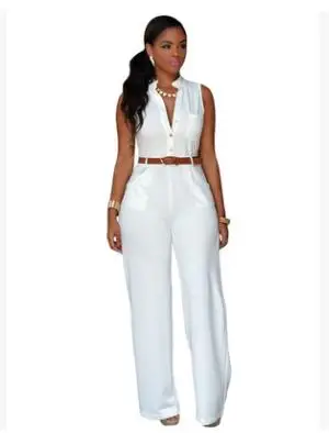 Women v-neck wide leg pants rompers women jumpsuit sexy jumpsuits for women women's jumpsuits female clothes - Image 9