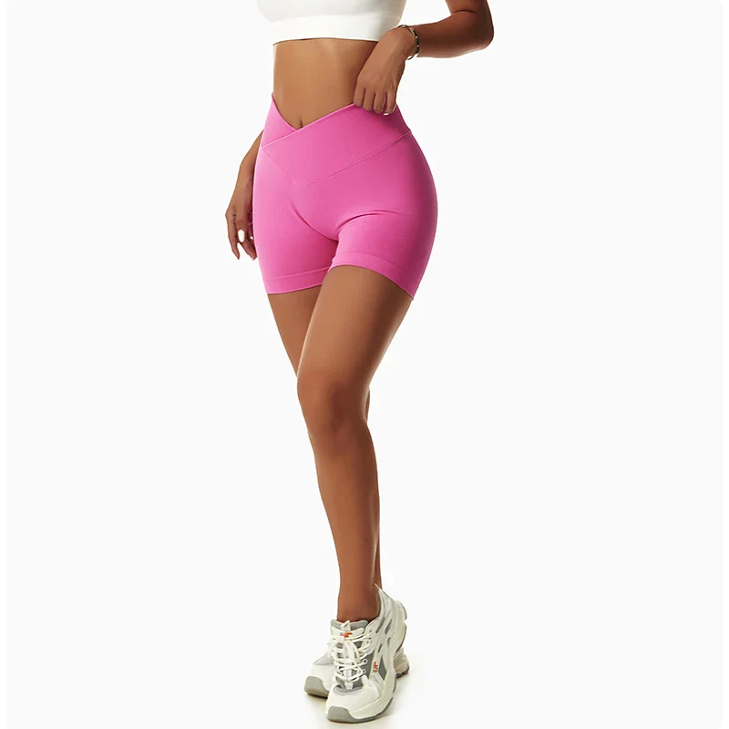 Women Yoga Sports Shorts Gym Seamless Fitness Sexy Shorts Workout Push Up Slim Tights Shorts - Image 6