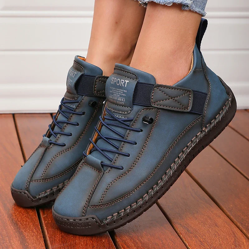 Women's Boots Mid Top for Summer British Style Retro Anti Slip Workwear Shoes Fashionable Luxurious Design Couple's Loafers - Image 11