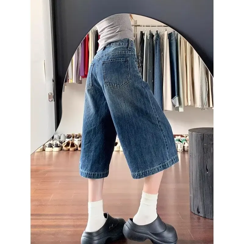Women's Denim Shorts Woman Summer Jorts Shorts Y2k Short Jean Baggy Jeans Jeans（New） Clothing - Image 3