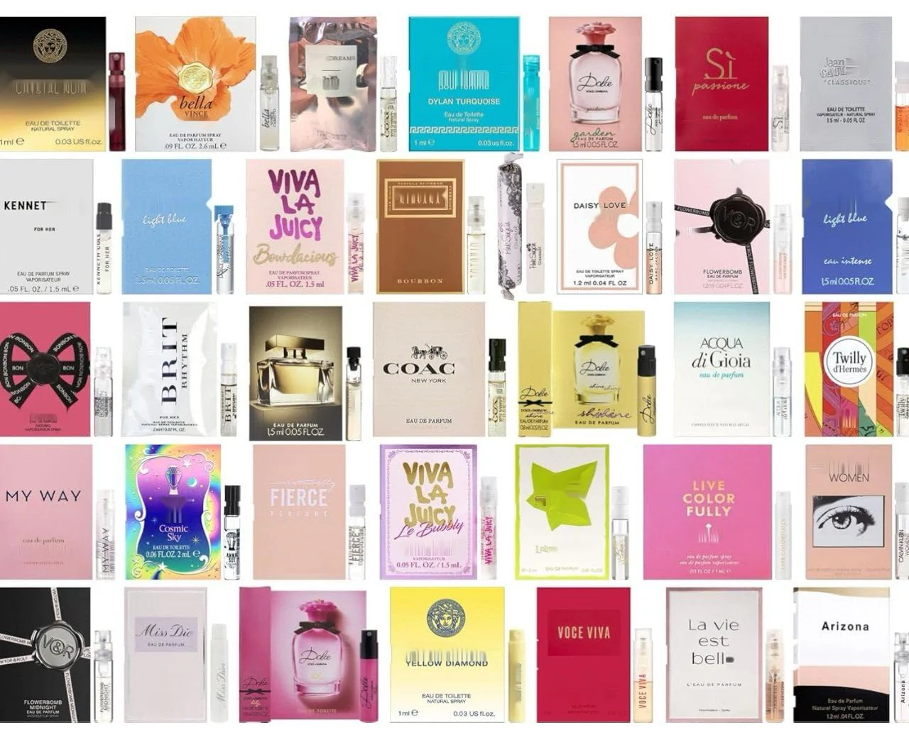 Women's Designer Fragrance Sampler Set - Luxury High End Perfume Vial Sample Most Popular (12 Random Samples) - Image 5