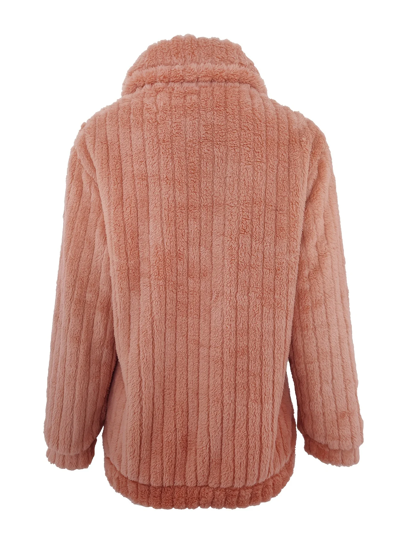 Women's Luxurious Fuzzy Coat - Toasty Elegance, Chic Open Front Design, Long Sleeve Comfort, Versatile for Casual & Formal Occasions - Cozy Fashion Outerwear - Image 7