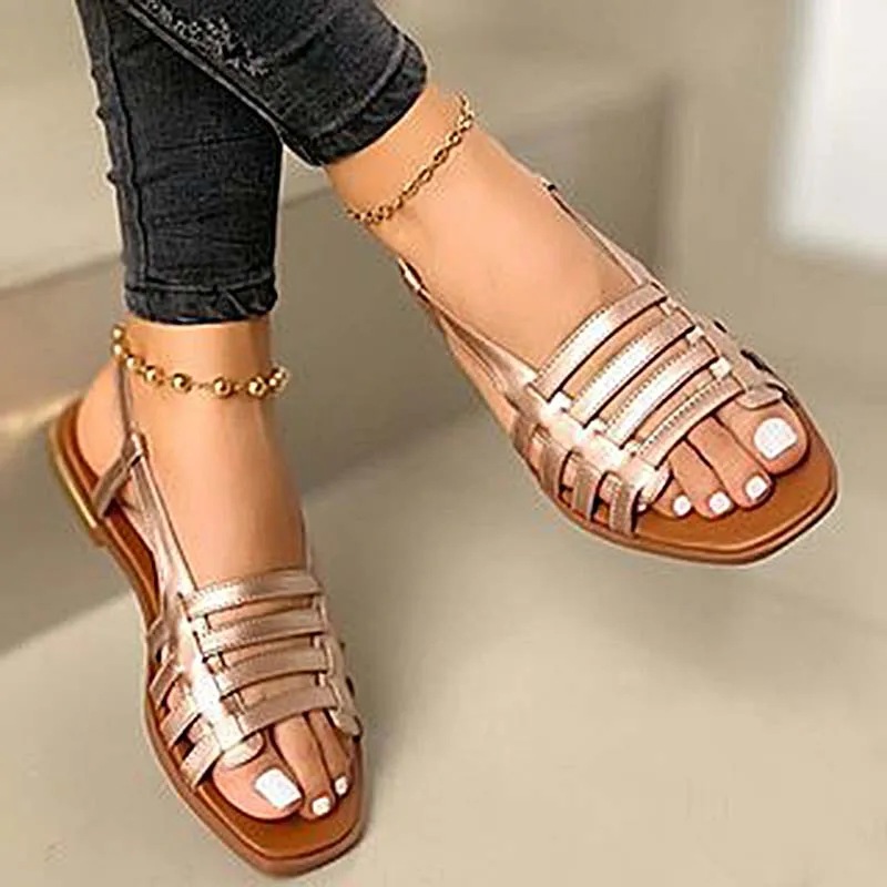 Women'S Sandals 2021 Summer Shoes Ladies Foam Woman Platform Sandals Slip On Beach Sandal For Woman Flat With Big Size - Image 2