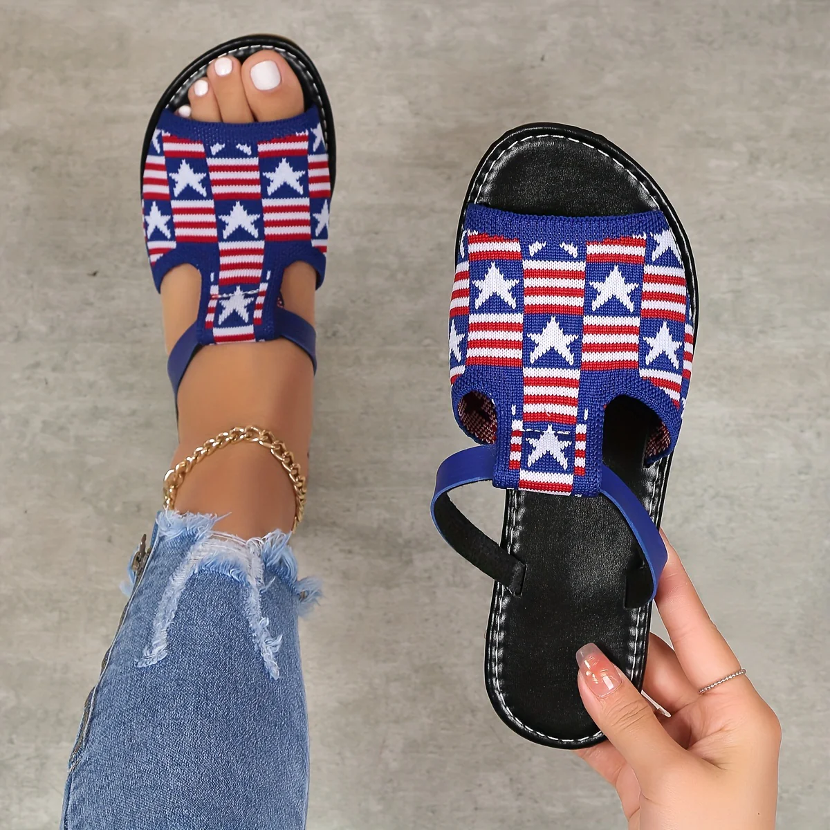 Women's Solid Color Slide Sandals, Casual Cutout Slip On Outdoor Shoes, Comfortable Faux Leather Shoes - Image 12