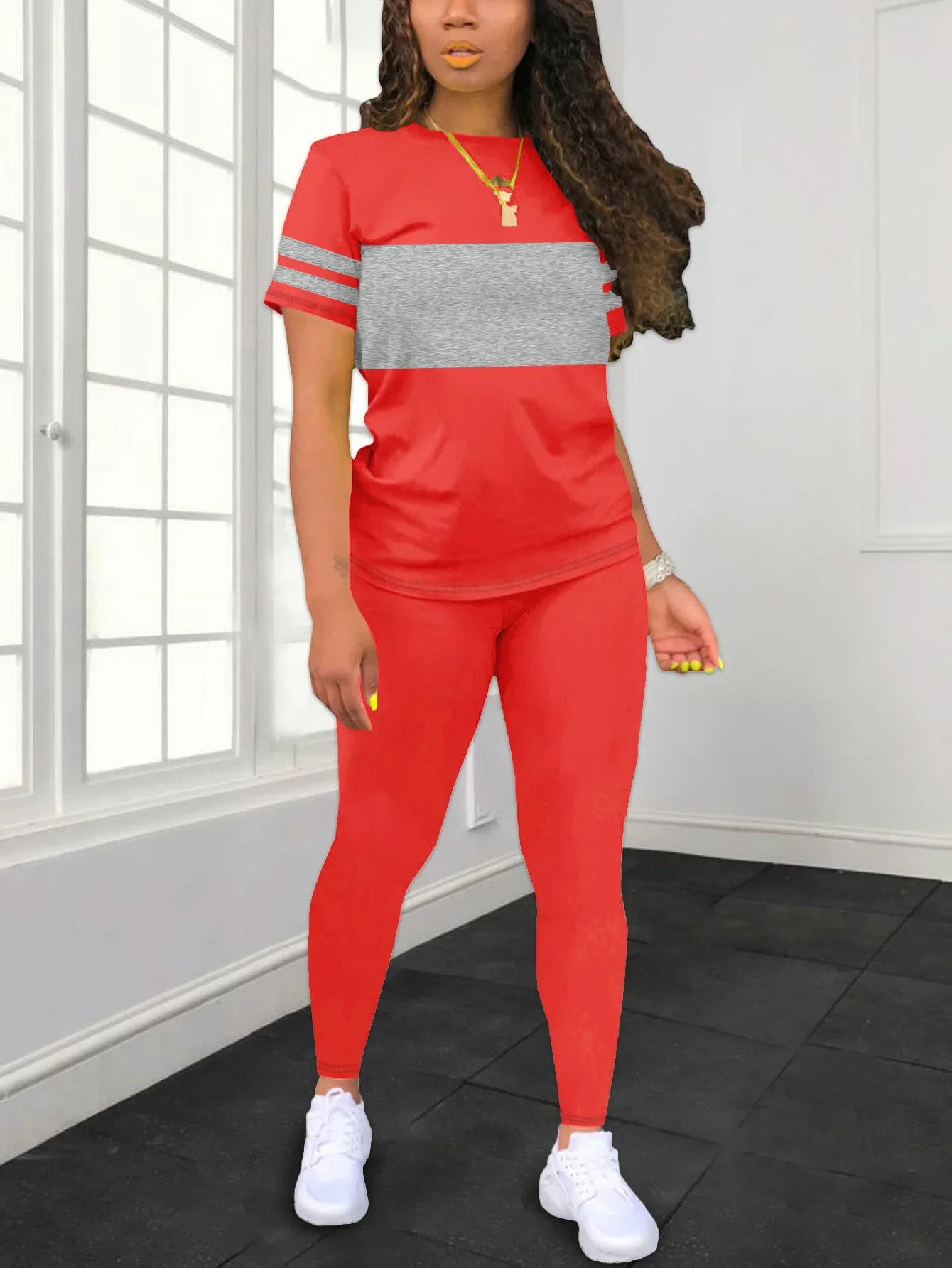 Women's Summer Casual  Set Fashionable Comfortable Ensemble Ladies Clothing Outfit - Image 4