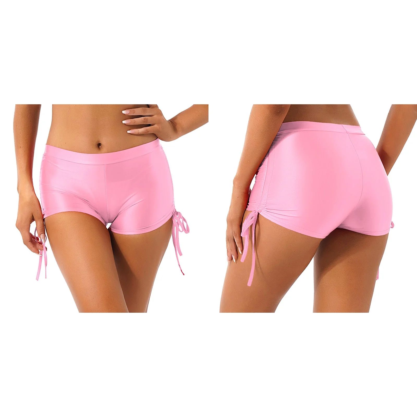 Sexy Womens Summer Glossy Booty Shorts Fashion Metallic Hot Pants Short Leggings for Lady - Image 13