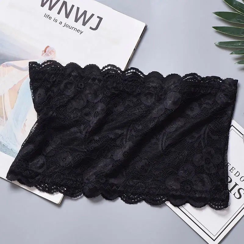 Women's Tube Top Silk Comfortable Crop Top Sexy Camisole Wireless Summer V-Neck Sleeveless Underwear - Image 19