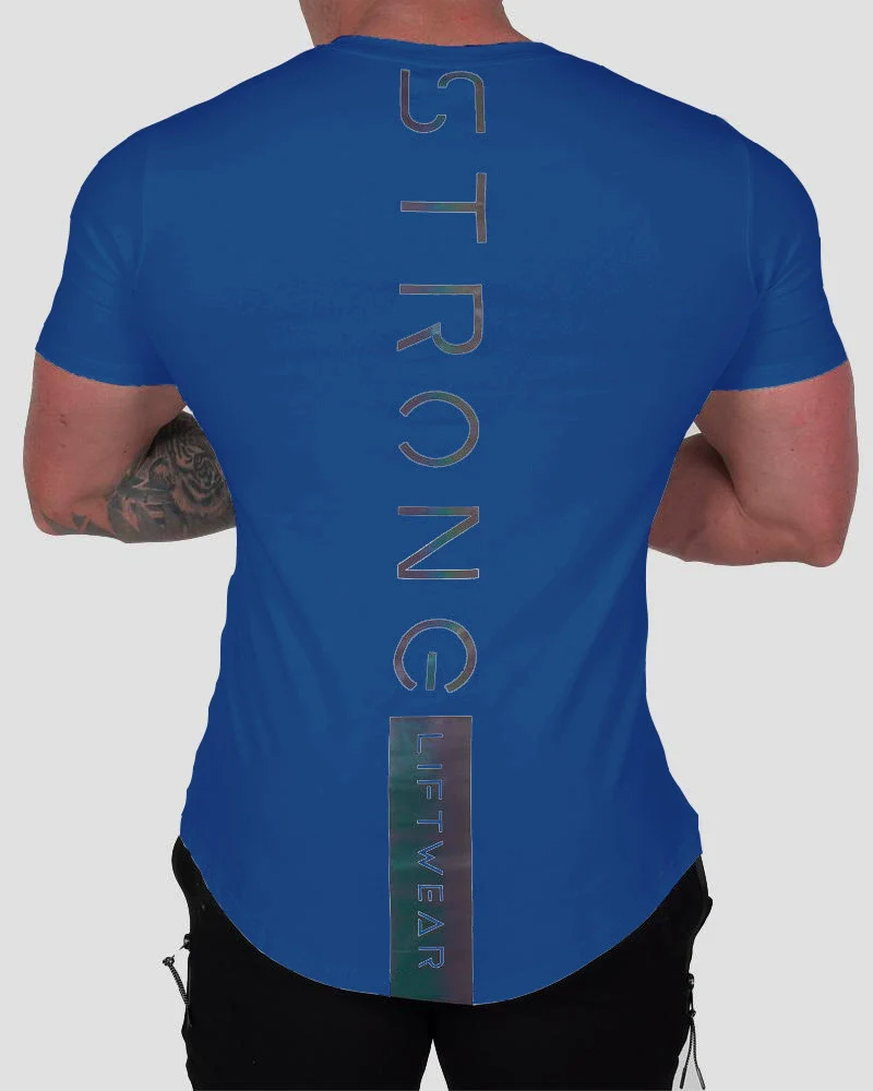 Workout Brothers Muscular Men's Color-Changing Printed Short-Sleeve Shirt - Image 14