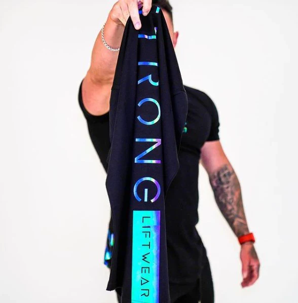Workout Brothers Muscular Men's Color-Changing Printed Short-Sleeve Shirt - Image 3